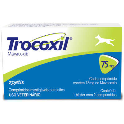 Anti-inflamatório Trocoxil 75mg Caixa Com 2 Comprimidos