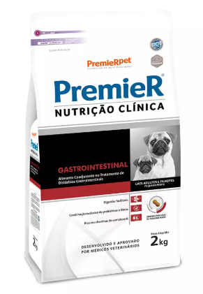 Ração Premier Nutrição Clínica Cão Raça Pequena Gastrointestinal 2kg