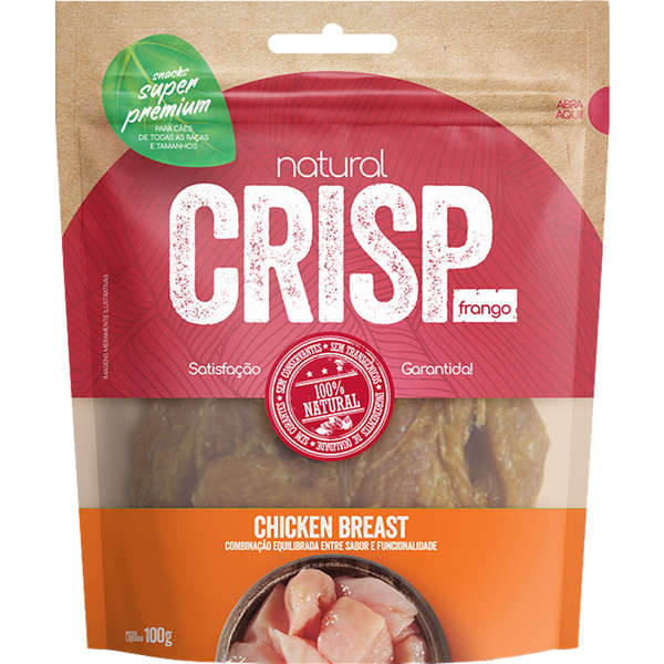 Snack Natural Crisp Chicken Breast 100g