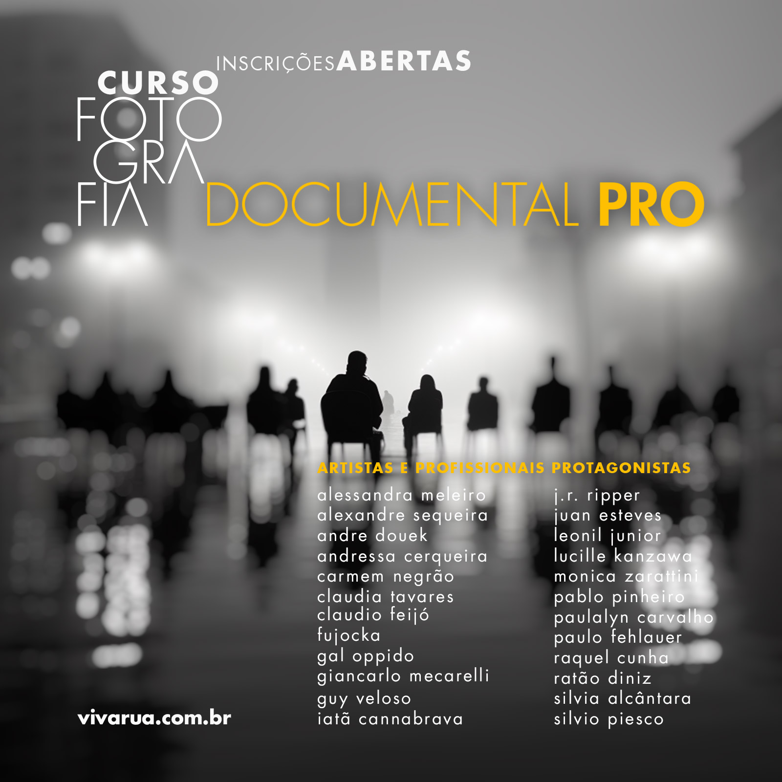Curso de Fotografia Documental Pro | Com artistas e profissionais protagonistas  - VivaRua Fotografia