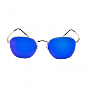 Óculos Miners GG - Finim - Prata - Lentes Neom Blue