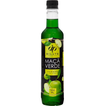 Xarope Dilute Maça Verde para Drinks Soda Italiana Gin 500ml