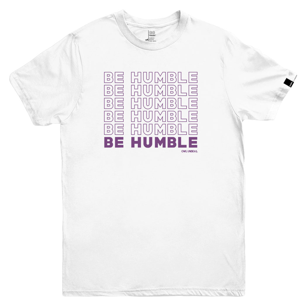 Camiseta OWL Be Humble - Branco