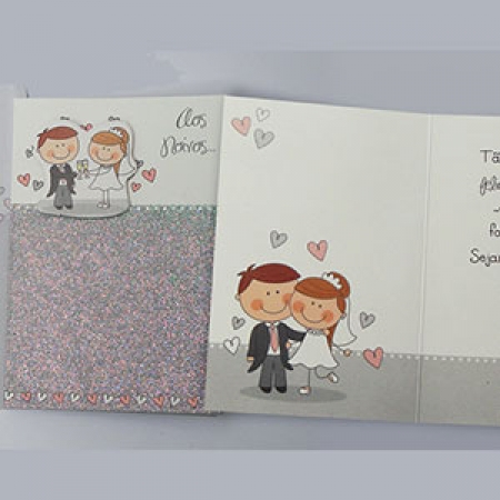 Cartão de Casamento - Aos Noivos - Pequeno