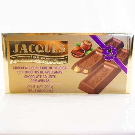 Chocolate ao Leite com Avelãs -  Belga - Barra 200 gramas