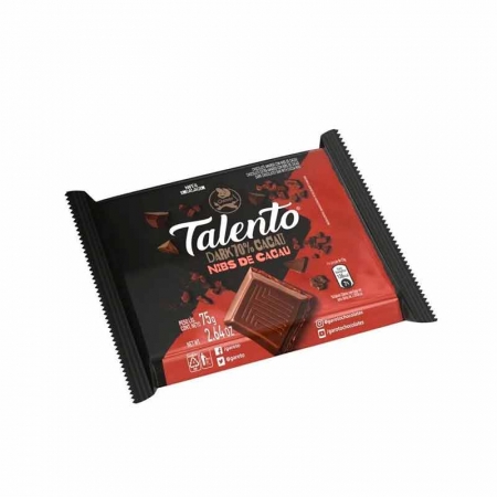 Chocolate Talento - 70% cacau - 90g