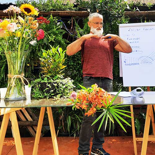 Curso Presencial  Decoração e Arte Floral Batista Reis  - em turmas  - Batista Reis - Flores Online