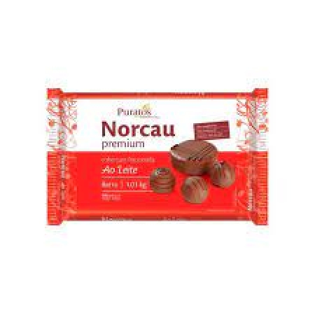 CHOCOLATE NORCAU PREMIUM COBERTURA AO LEITE 1,01 KG