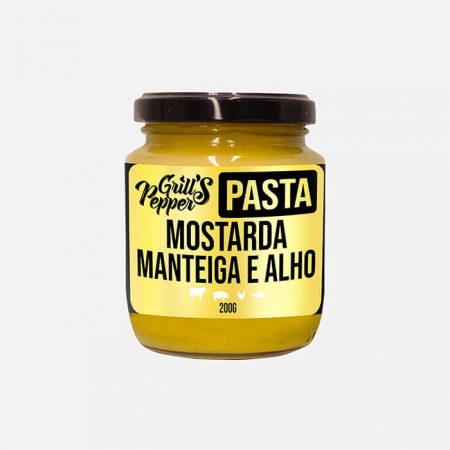 Pasta de Mostarda, Manteiga e Alho 200g - Grill's Pepper