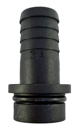 M500/3-Conexão Reta 24,5mm com Anel para Mangueira 3/4"