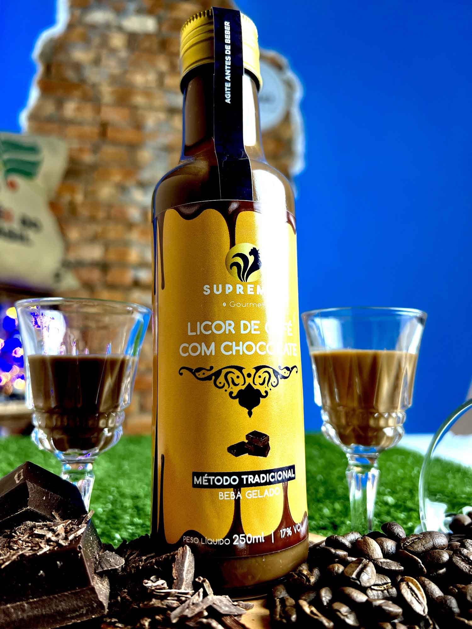 Licor Café Supremme com Chocolate 250ml Premium