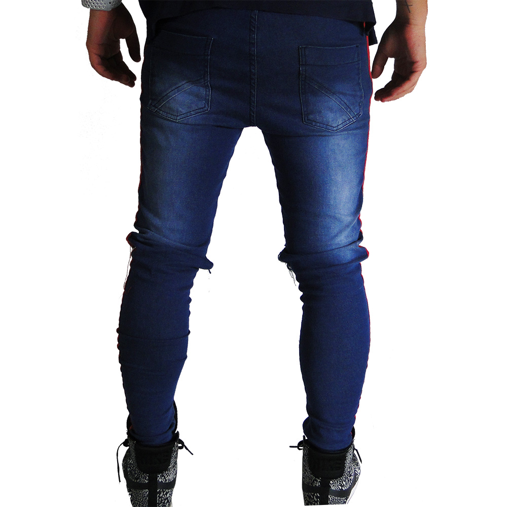 Calça Jeans Swagger Super Skinny Azul