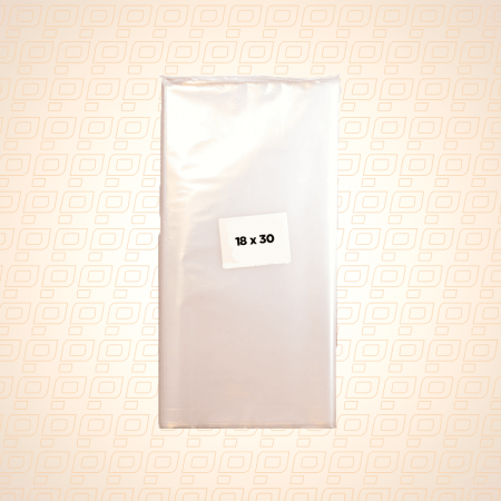Saco Plástico Transparente PEBD 18cm x 30cm - Pacote com 1Kg