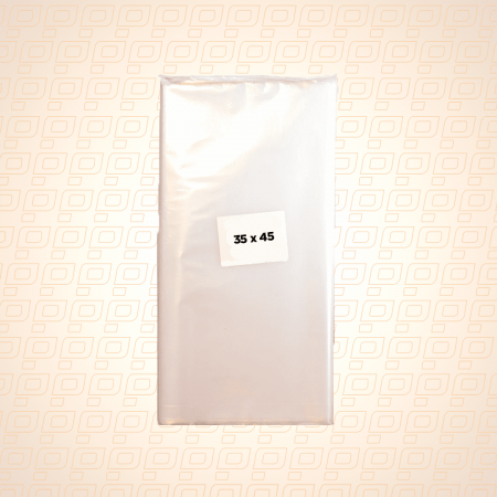 Saco Plástico Transparente PEBD 35cm x 45cm - Pacote com 1Kg