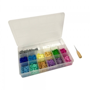 Kit Botões de Plástico Pressão Ritas Candy Color 280 Botões