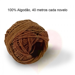 Kit Crochê Completo 16 Agulhas 12 Linhas de Algodão Colorida