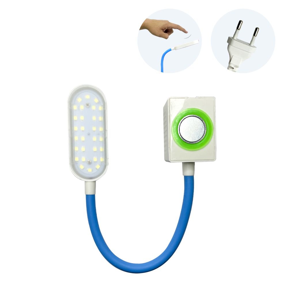 Luminária 30 LED's Bivolt Touch com Controle de Intensidade Haste Flexível