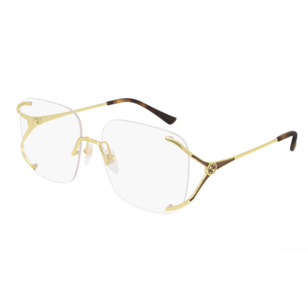 Óculos de Grau GUCCI AR GG0652O 001 58 Feminino, Unisex Quadrado