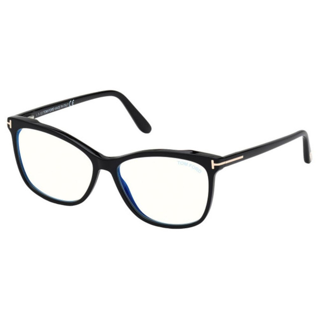 Óculos de Grau TOMFORD AR FT5690B 001 55 Feminino, Unisex Quadrado