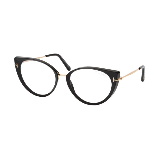 Óculos de Grau TOMFORD AR FT5815B 001 54 feminino, Unisex Gatinho