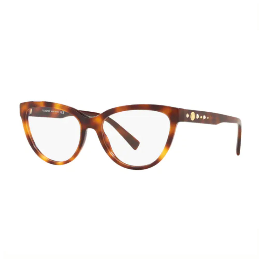 Óculos de Grau Versace AR 0VE3264B 5217 53 Feminino, Unisex Semi Oval