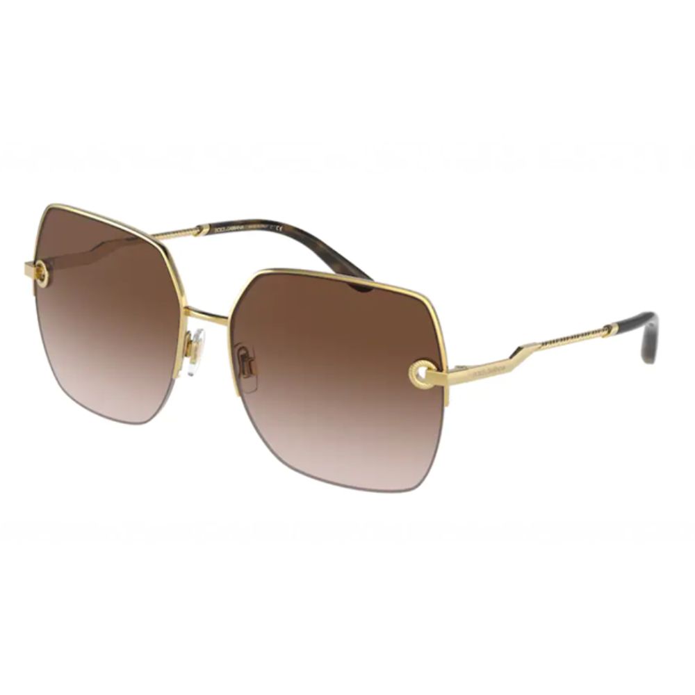 Óculos de Sol Dolce & Gabbana OC 0DG2267 02/13 63 Feminino, Unisex Quadrado