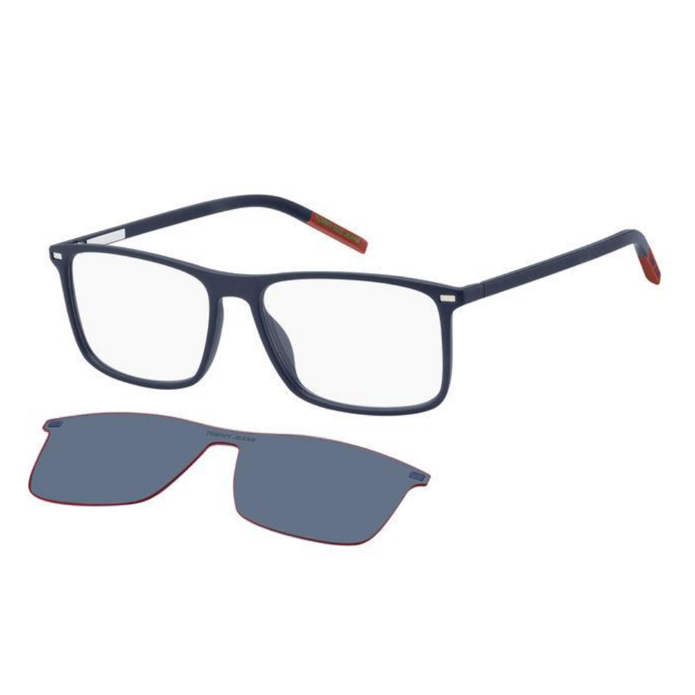Óculos de Sol Tommy Hilfiger Jeans OC TJ 0018/CS FLL 58KU Masculino, Unisex Quadrado