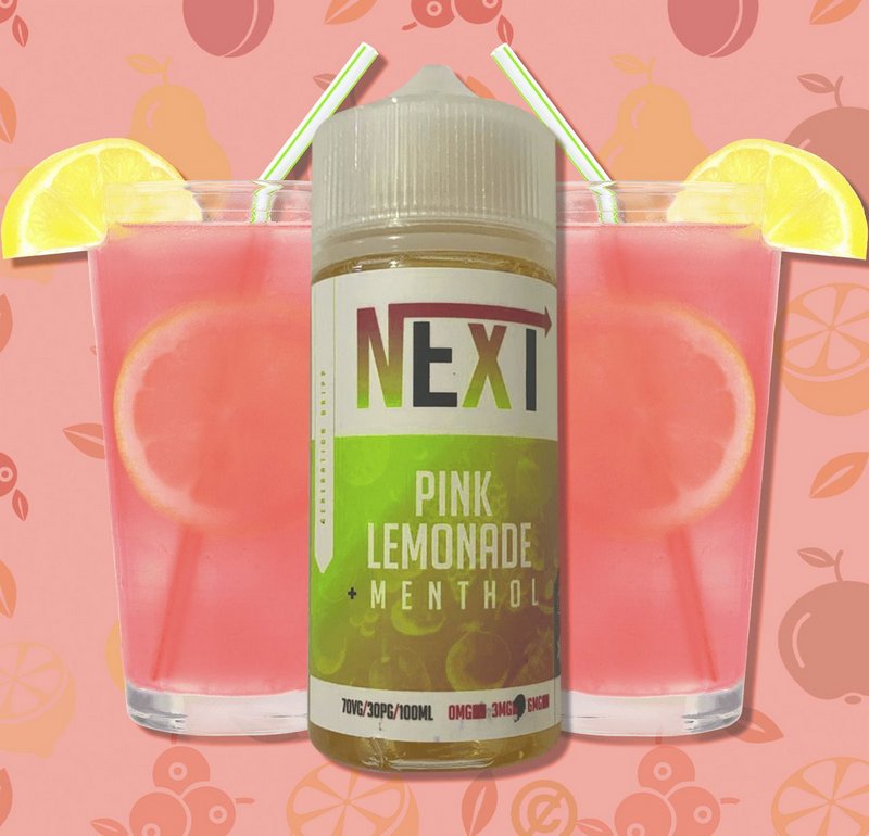 E-Liquido Pink Lemonade Menthol (Freebase) 100ml - NEXT