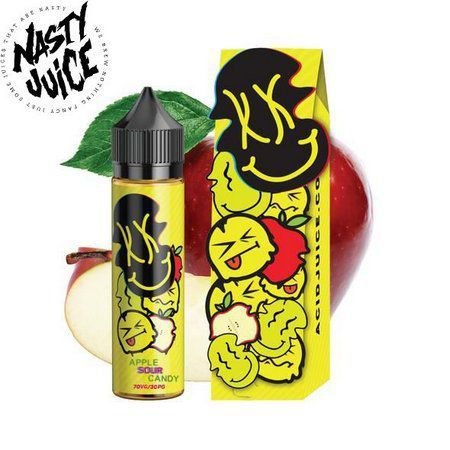 Líquido Apple Sour Candy Acid Nasty Juice