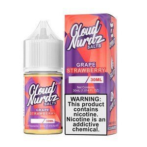 Líquido Cloud Nurdz Nic Salt - Grape Strawberry