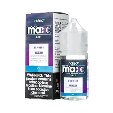 Naked 100 - Líquido Nic salt Max- Berries ice