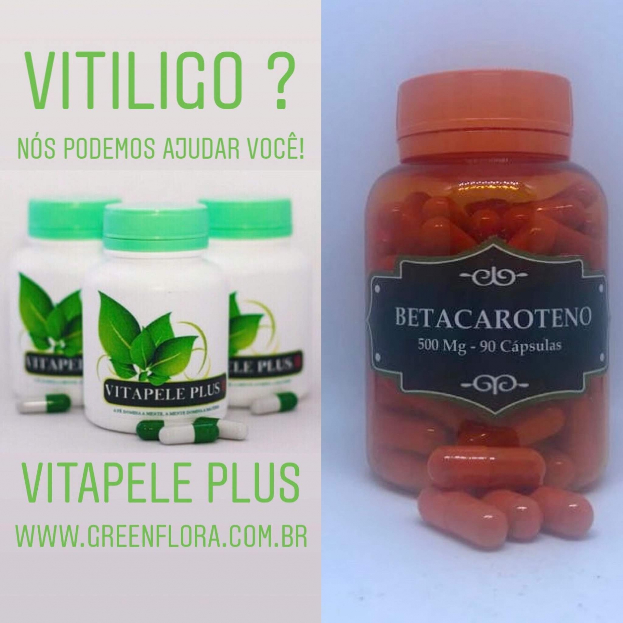 Kit Vitapele Plus 90 Dias + Betacaroteno 90 Cápsulas