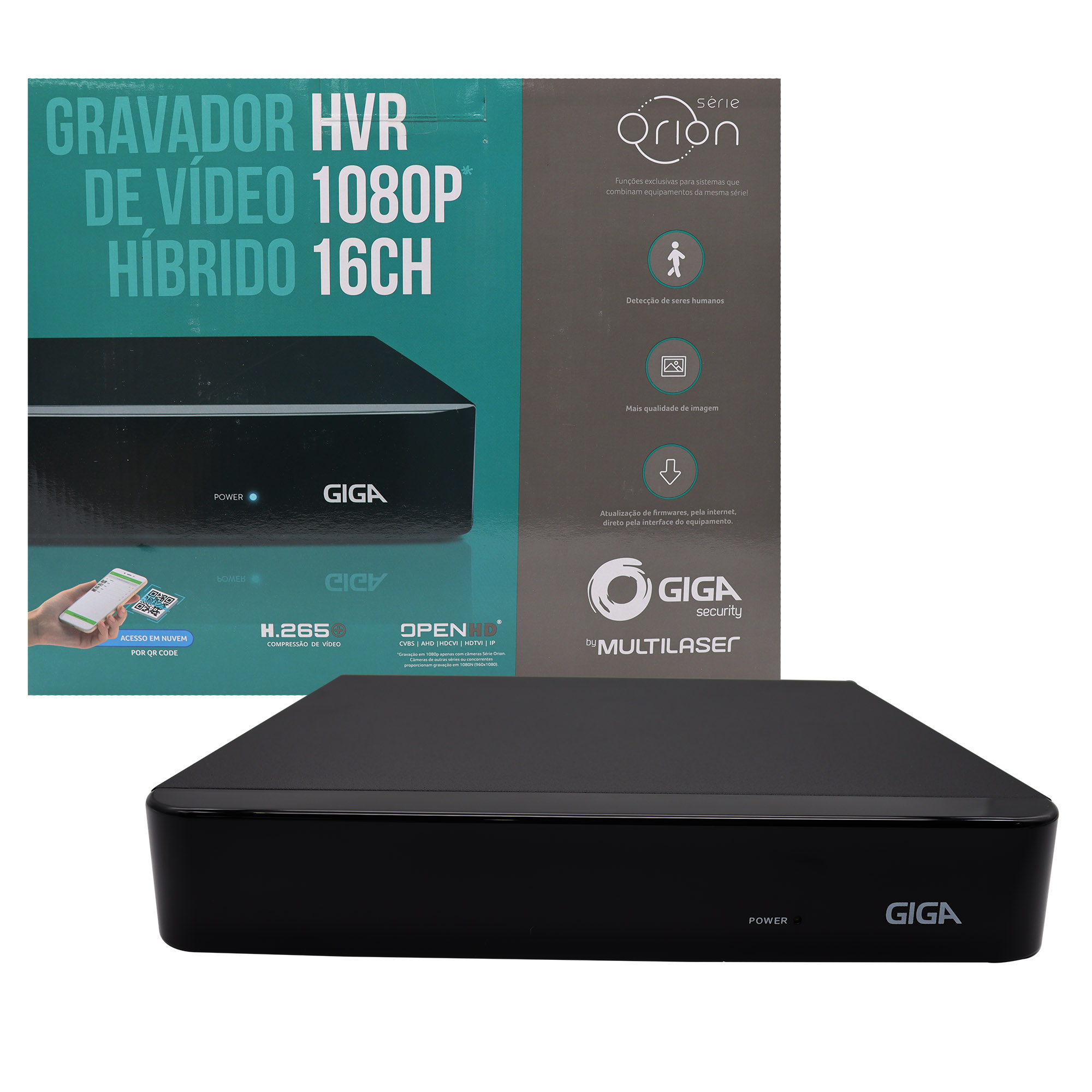 DVR 16 Canais 1080P Orion GS0182 Giga Security