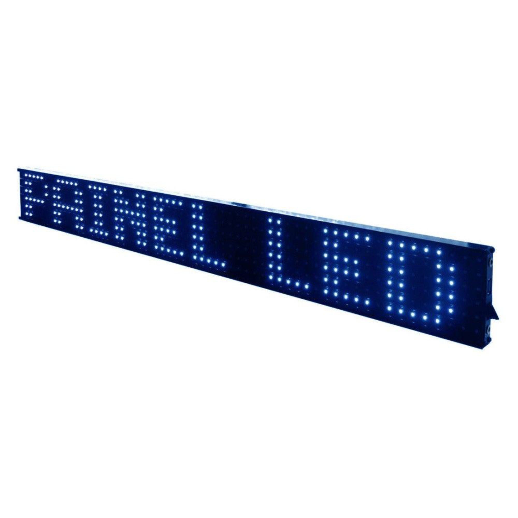 Letreiro Painel LED C/ Wifi 20cm x 1m Azul