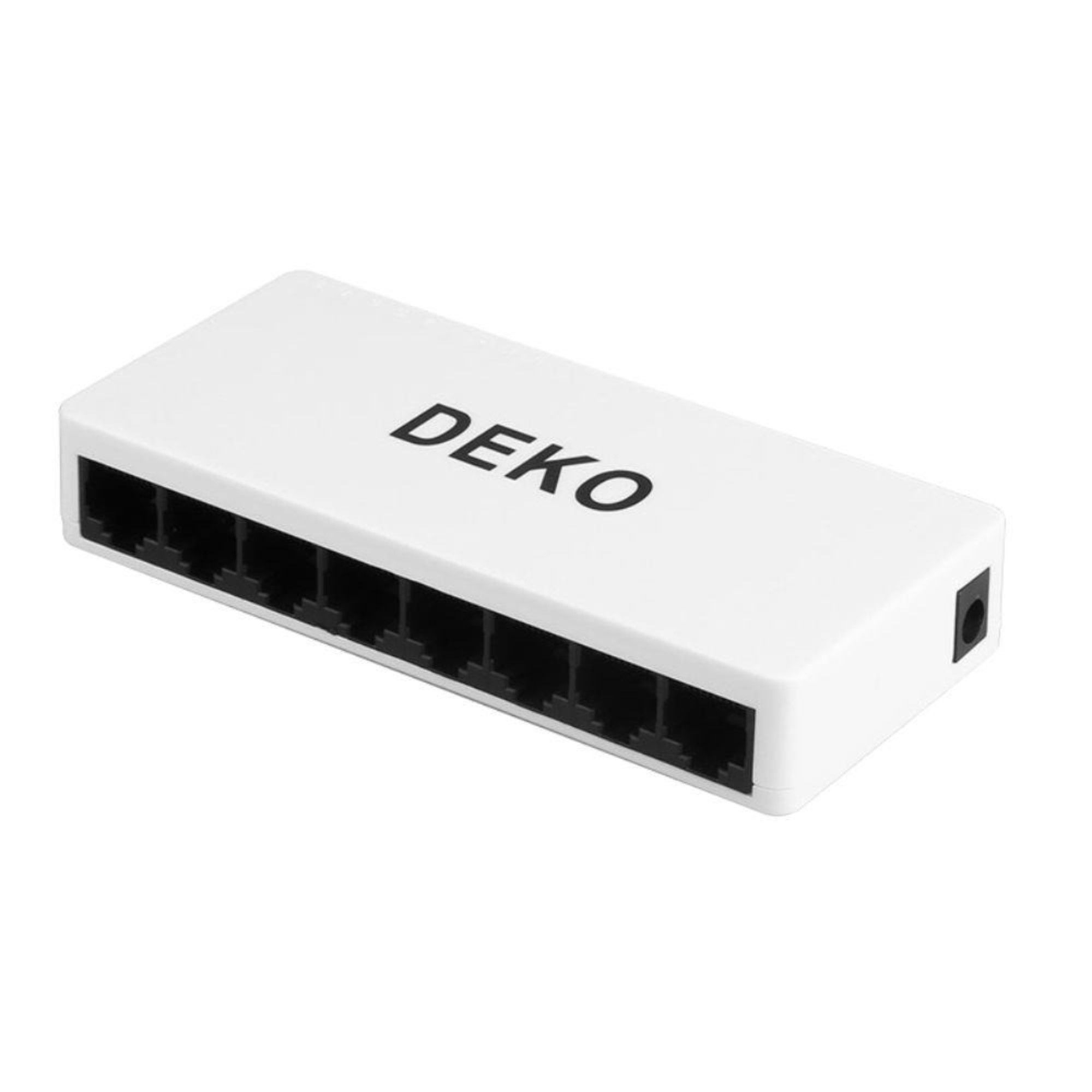 Switch 8 portas 10/100Mbps DEKO