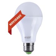 Lâmpada Super LED 12W Bulbo E27 Bi-Volt EQQO Branca (1000 Lumens)