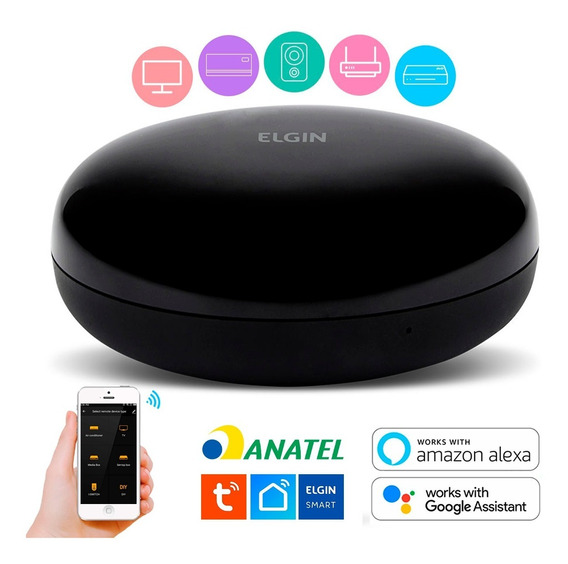 Controle Remoto Universal Smart Wi-fi Elgin ( Alexa / home )