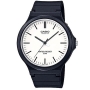 Relógio Casio Masculino Preto Mw-240-7evdf Com mostrador Branco