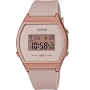 Relógio feminino Casio vintage digital rosa pulsiera silicone LW-204-4ADF