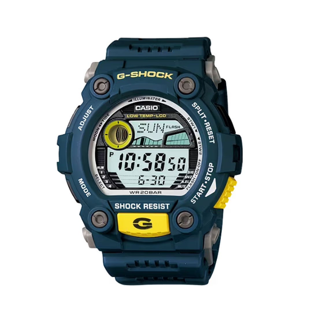 Relógio Casio G-Shock Azul Digital Tábua de Maré G-7900-2DR