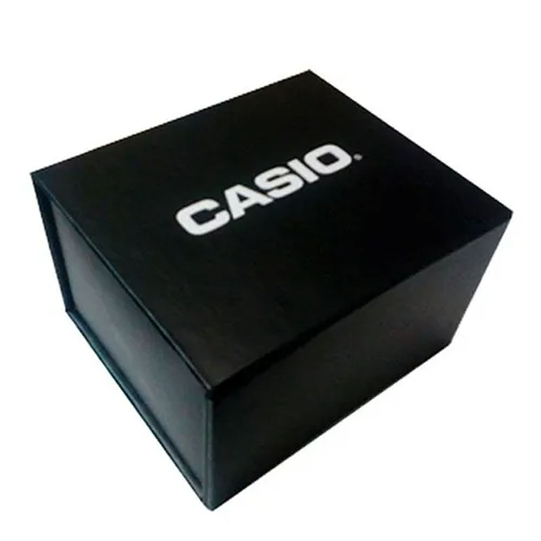 Relógio Casio Unisexx Standard Digital Preto Mostrador Dourado  W-217h-9avdf illuminator