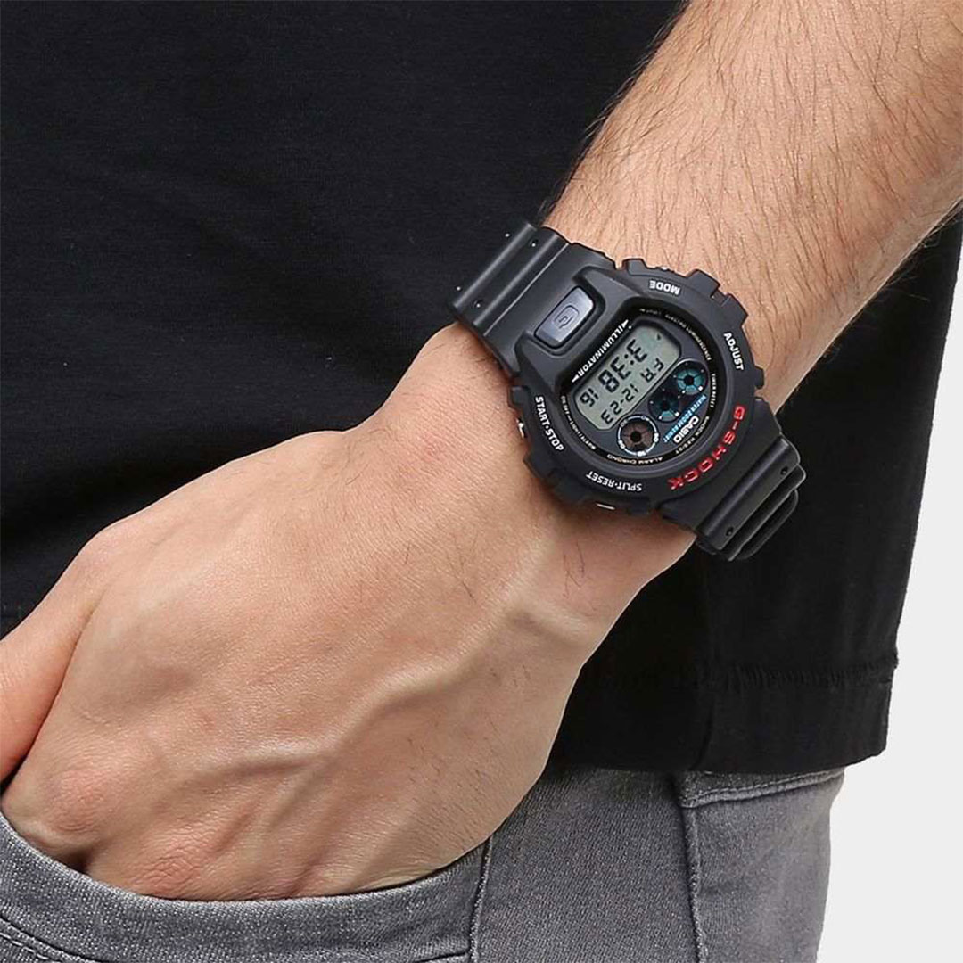 Relógio Masculino Casio G-Shock Preto Dw-6900-1vdr Digital Esportivo