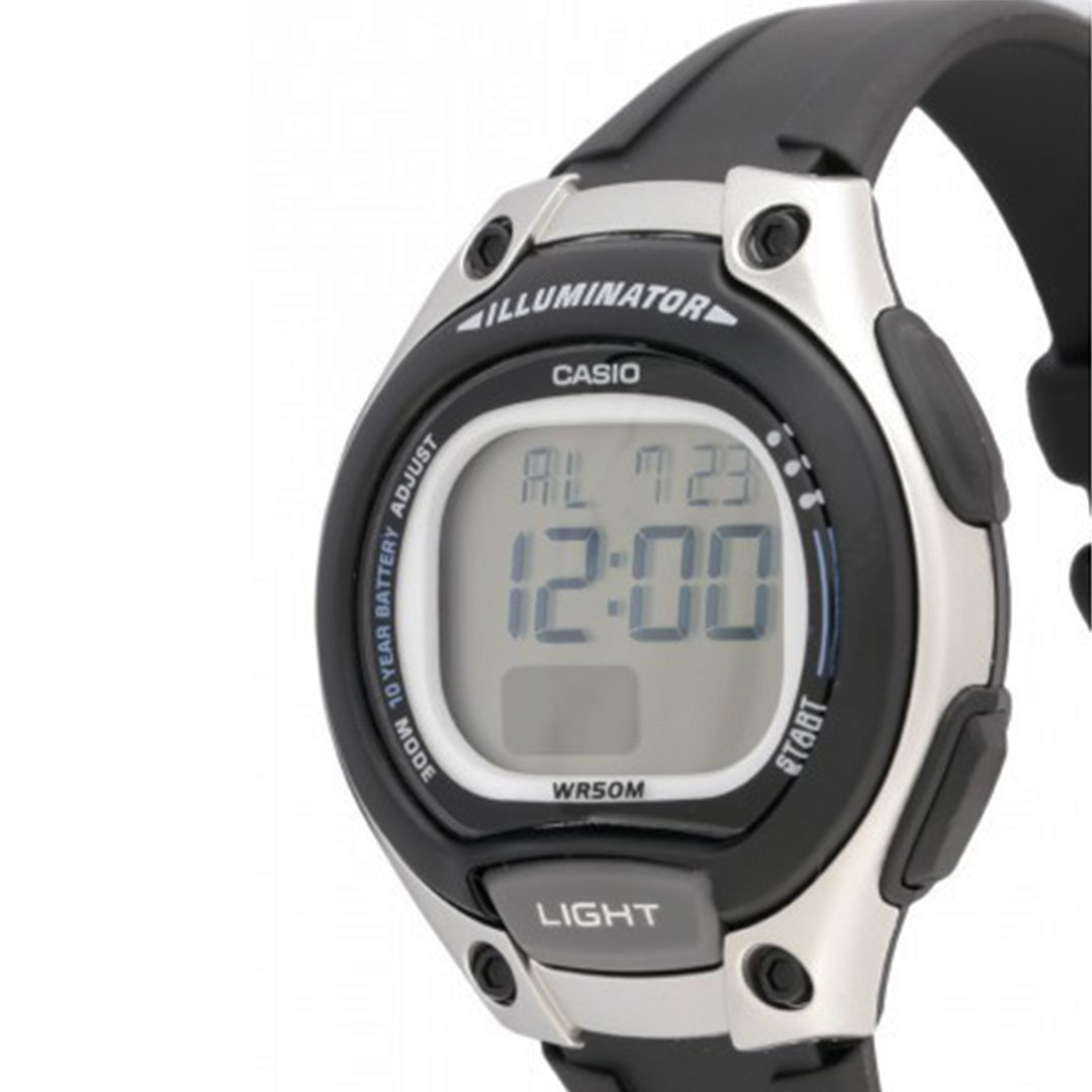 Relógio Unisexx Casio Digital Preto E Prata Lw-203-1avdf