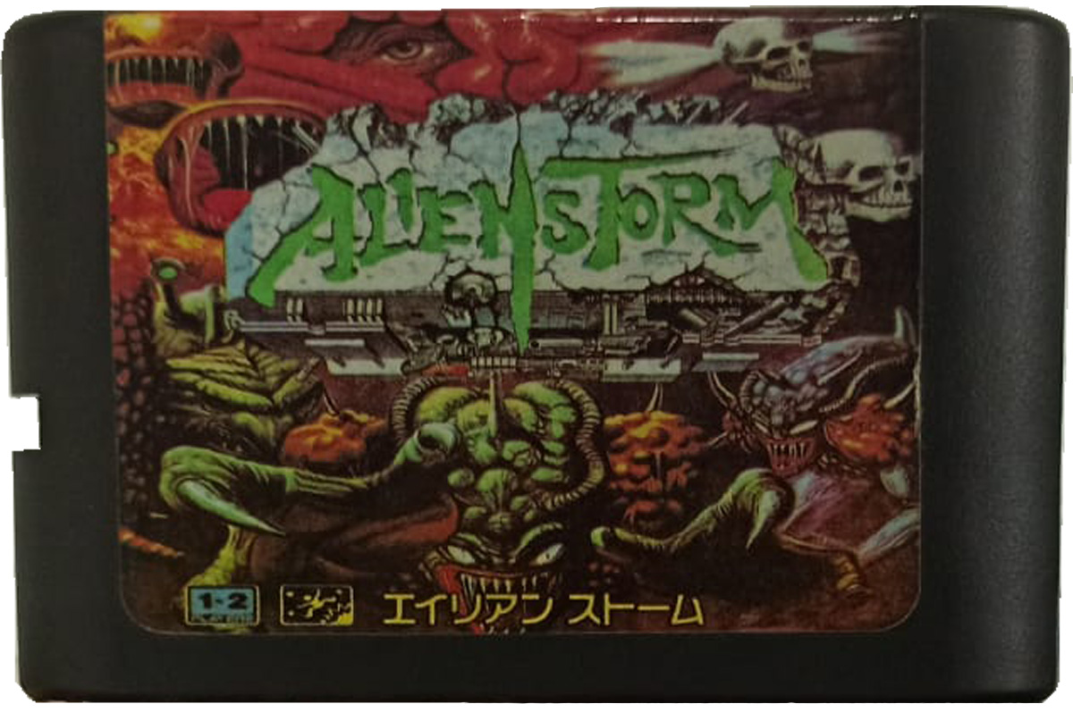 AlienStorm  Japones - Mega Drive NoBrand Usado