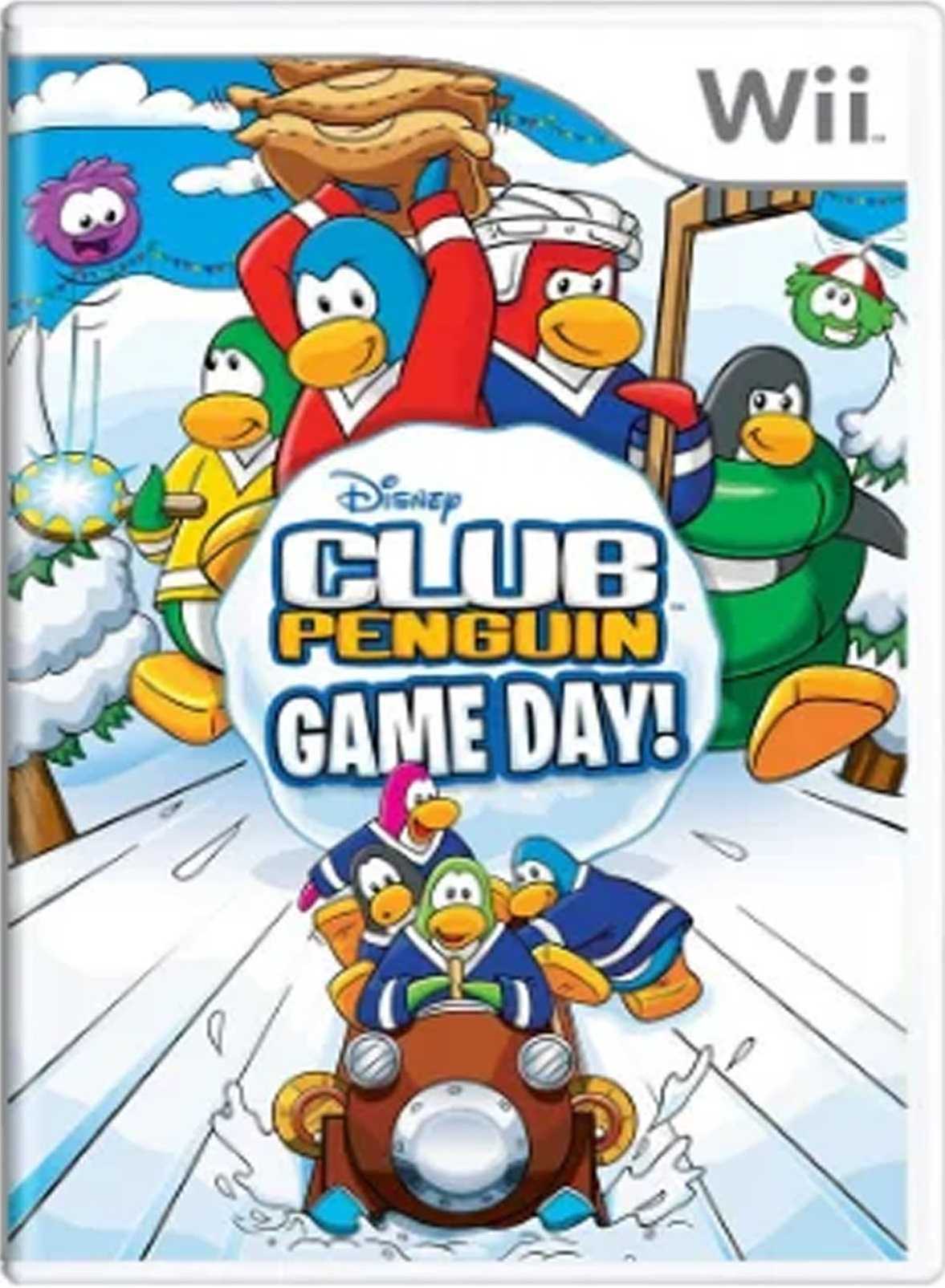 Club Penguim Game Day - Wii Mídia Física Usado