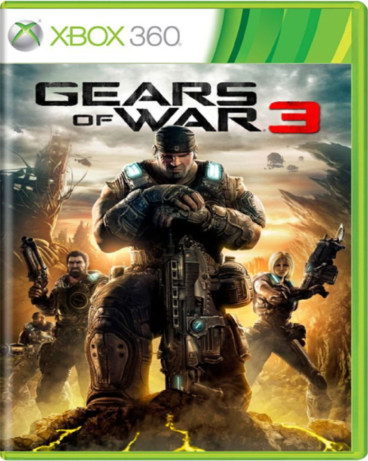Gears of War 3 - Xbox 360 Mídia Física Usado