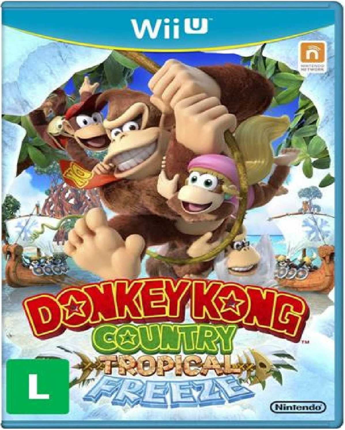 Donkey Kong Country Tropical - Nintendo Wii U Usado