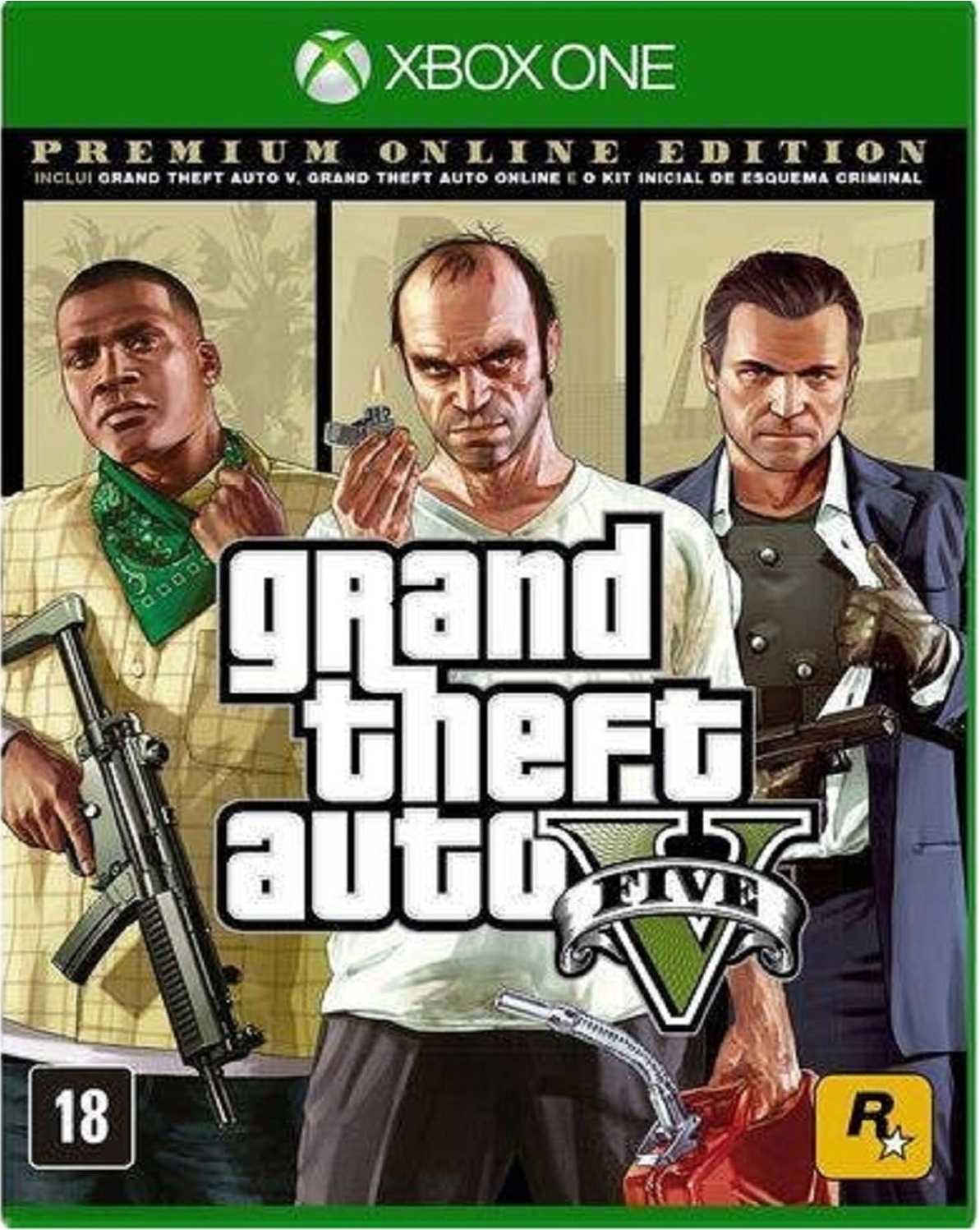 Jogo GTA V Premium Edition - Xbox One Mídia Física