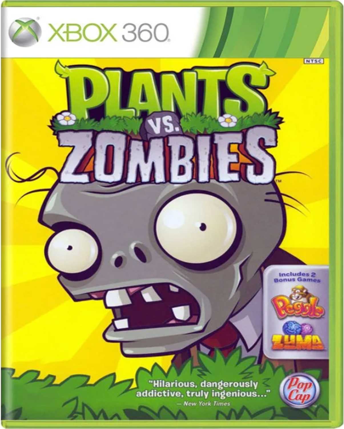 Jogo  Plants VS Zombies - Xbox 360 Mídia Física Usado