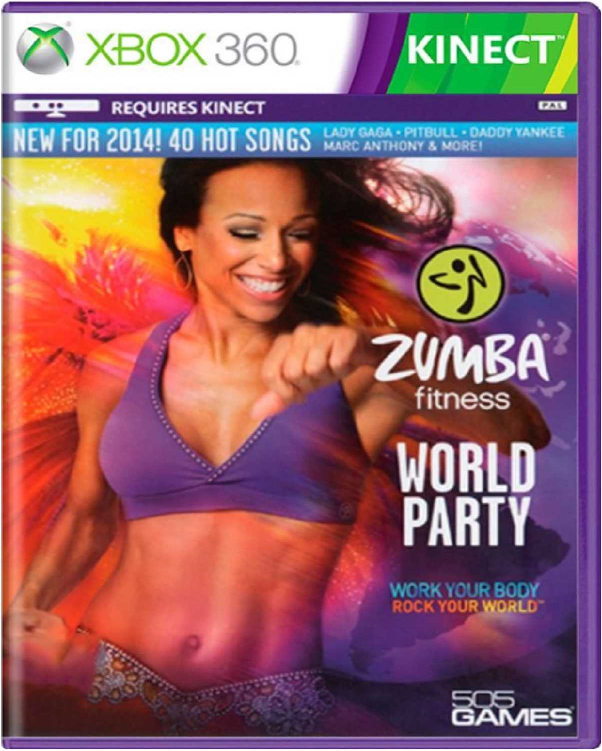 Zumba Fitness World Party - Xbox 360 Mídia Física Usado